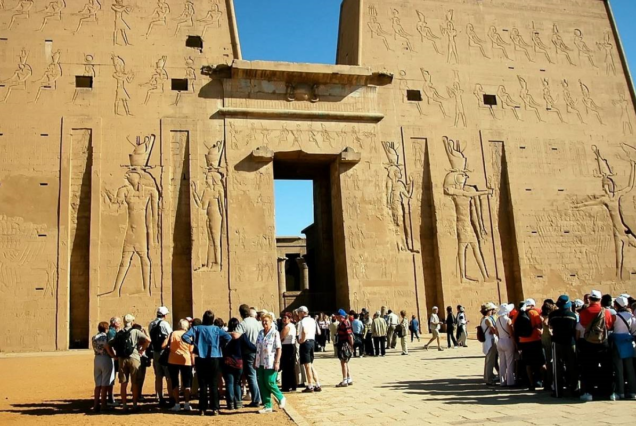 Day tour to Aswan from Luxor visits Edfu, Kom Ombo, Phila Temples & Aswan Dam.
